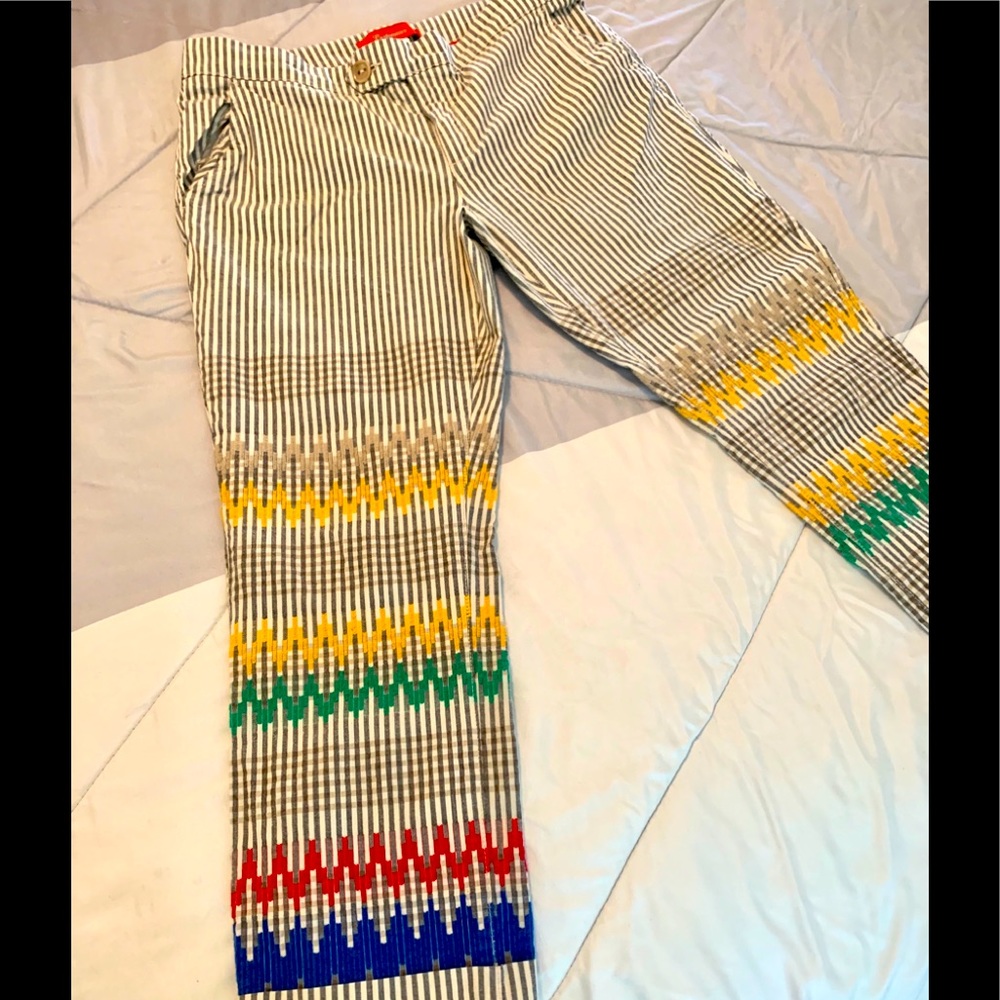 Anthropologie/Cartonnier Chinos- linen like EUC
